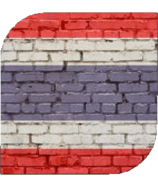 Banderas Asia Tailandia Plaza 