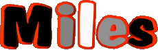 Nombre MASCULINO - UK - USA - IRL - AUS - NZ M Miles 