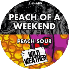 Peach of weekend-Getränke Bier UK Wild Weather Peach of weekend