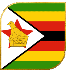 Fahnen Afrika Zimbabwe Platz 