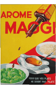 Humor -  Fun KUNST Retro Poster - Marken Maggi 