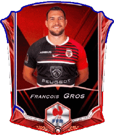 Sports Rugby - Joueurs France François Gros 