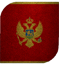 Bandiere Europa Montenegro Quadrato 