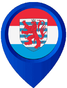 Flags Europe Luxembourg Location Pin 