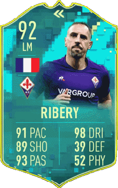 Multi Media Video Games F I F A - Card Players France Franck Ribéry 
