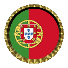 Fahnen Europa Portugal Rund - Ringe 
