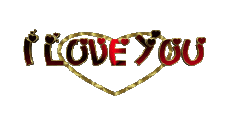 Messagi Inglese I Love You Cuore 