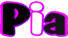 First Names FEMININE - Italy P Pia 