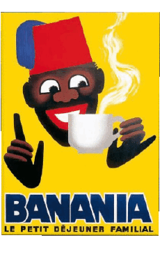 Humor -  Fun KUNST Retro Poster - Marken Banania 