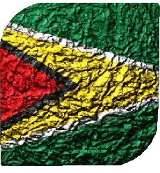 Flags America Guyana Square 