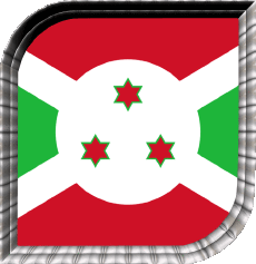 Bandiere Africa Burundi Quadrato 