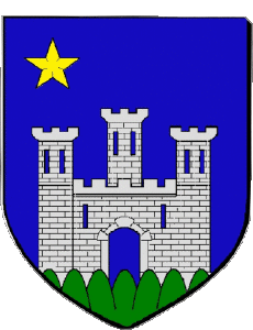 Drapeaux France Départements - Villes 46 GOURDON 