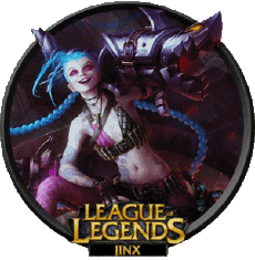Jinx-Multi Média Jeux Vidéo League of Legends Icônes - Personnages 2 