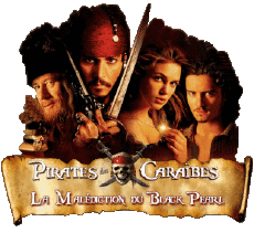Multimedia Películas Internacional Piratas del Caribe La Maldicion del perla Negra Logotipo Francés 