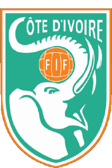 Logo-Sportivo Calcio Squadra nazionale  -  Federazione Africa Costa d'Avorio Logo