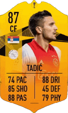 Multi Média Jeux Vidéo F I F A - Joueurs Cartes Serbie Dusan Tadic 