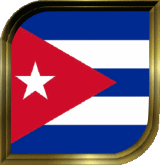 Bandiere America Cuba Quadrato 