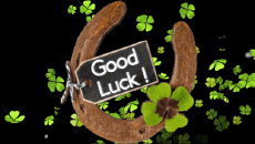 Messages English Good Luck Animated Background 001 
