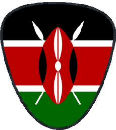 Fahnen Afrika Kenia Form 01 