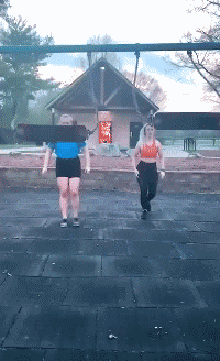 Humor -  Fun PEOPLE Swings Gamelles Fail 