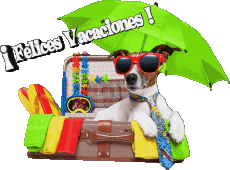 Messages Espagnol Felices Vacaciones Fond Transparent 11 