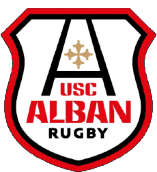 Sport Rugby Club Frankreich Logo Dept 81 US Canton d'Alban 