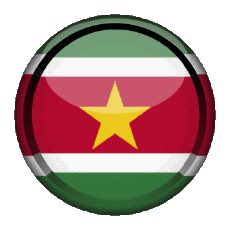 Bandiere America Suriname Rotondo - Anelli 