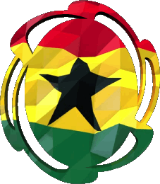 Banderas África Ghana Forma 01 