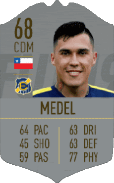 Multimedia Vídeo Juegos F I F A - Jugadores  cartas Chile Gary Medel 