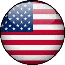 Bandiere America U.S.A - Nazionale Tondo 