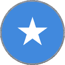Drapeaux Afrique Somalie Rond 
