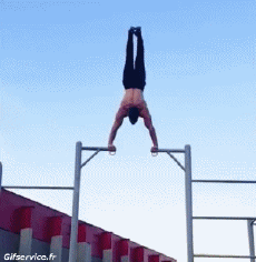 Humor -  Fun PEOPLE Acrobatics Various Fun Win 03 