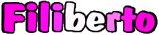 Vorname MANN - Italien F Filiberto 