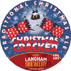 Christmas Cracker-Getränke Bier UK Langham Brewery 