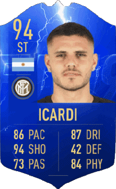 Multi Media Video Games F I F A - Card Players Argentina Mauro Icardi 