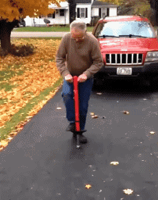 Humor -  Fun PEOPLE Pogo Stick Serie 01 