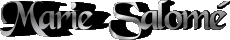 Nombre FEMENINO - Francia M Compuesto Marie Salomé 