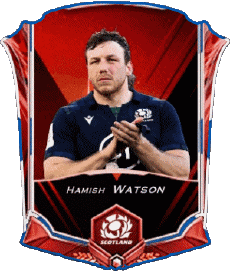 Sport Rugby - Spieler Schottland Hamish Watson 