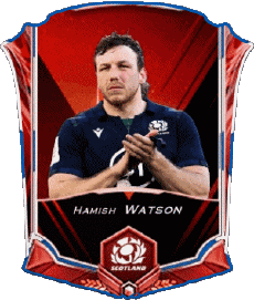 Sport Rugby - Spieler Schottland Team 2022 Hamish Watson 