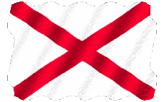 Flags America U.S.A - States Alabama Waving 