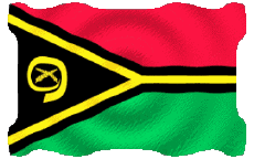Drapeaux Océanie Vanuatu Ondulation 