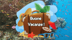 Messages Italien Buone Vacanze Fond Animé 005 