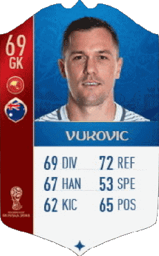Multimedia Vídeo Juegos F I F A - Jugadores  cartas Australia Danny Vukovic 