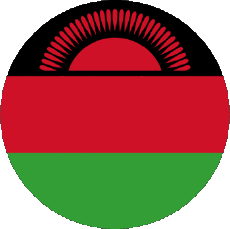 Drapeaux Afrique Malawi Rond 