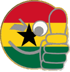 Banderas África Ghana Smiley - OK 