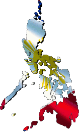 Banderas Asia Filipinas Mapa 