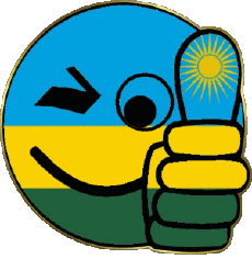 Banderas África Ruanda Smiley - OK 