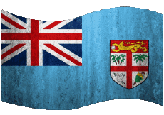Drapeaux Océanie Fidji Rectangle 