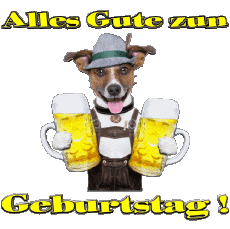 Messages German Alles Gute zum Geburtstag Tiere 003 