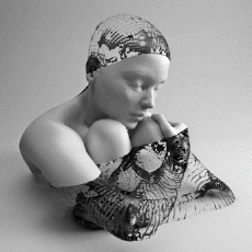 Humor - Fun GIF Artista George RedHawk - Noir et blanc 